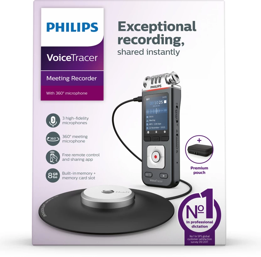 PHILIPS DVT 8115+1 Bundle for Meetings - (Record meetings of up to 20 people) - Image 2