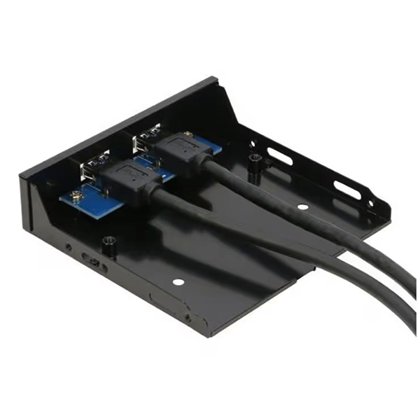Mercer USB3FB Mecer 2 x USB3.0 Front Bezel in 3.5" Bay - Image 3