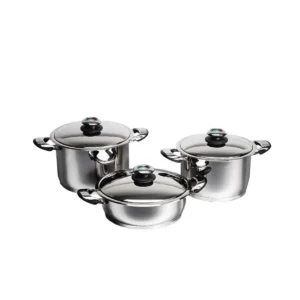 Bastille La Grande 6 Piece Set | Stainless Steel Pot Set