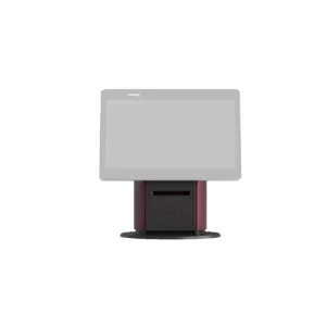 Posiflex  274 x 274 x 373 Highly integrated POS Terminal base stand for ZT, RT, XT, and PS Series with its own power distribution with integrated  3"thermal printer w/auto cutter.