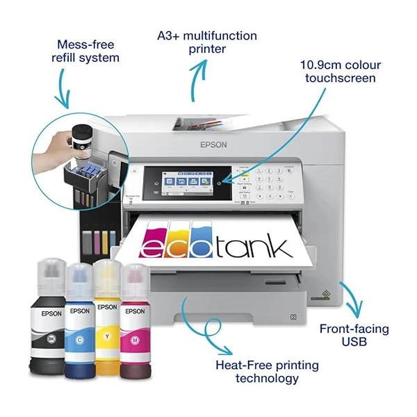 Epson EcoTank Pro L15180 A3+ All-in-One Multifunction Colour Inkjet Printer - Image 4