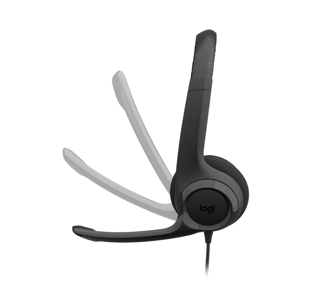 Logitech H390 USB Headset with Noise-Cancelling Mic - Black - Image 5