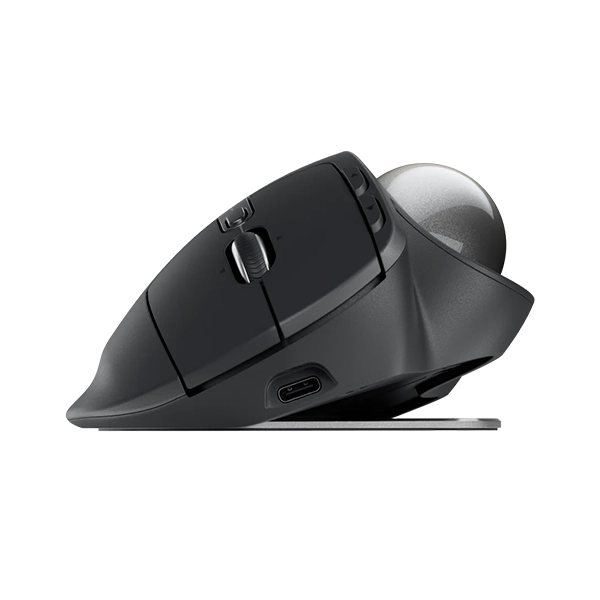 Logitech MX Ergo S Wireless Mouse Black - Image 4