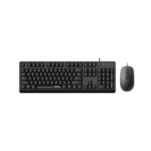 Rapoo Wired Optical Keyboard and Mouse Combo Black