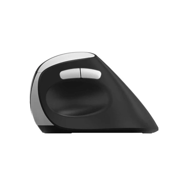 Rapoo Silent-Black Ergonomic Wireless Mouse - Image 3
