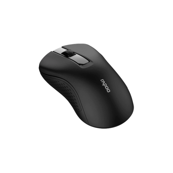 Rapoo B20 Silent Wireless Optical Mouse Black - Image 3