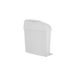 Arrow-Chem SANI BIN 12LT PEDAL WHITE SLIMLINE