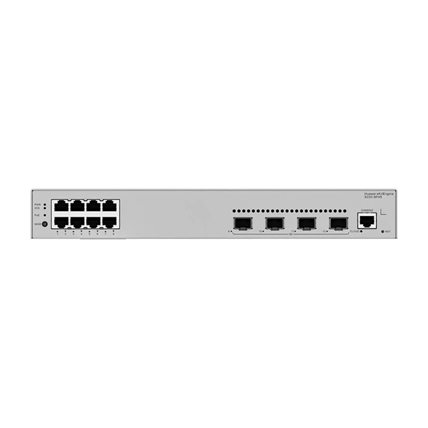 Huawei eKit S220-8P4S Layer 2 8-port 10/100/1000BASE-T 125W POE+ 4-port 1GE SFP Managed Switch - Image 2