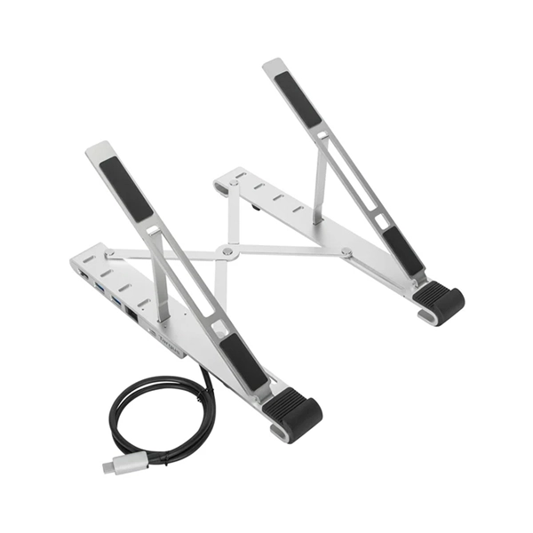 Targus Portable Stand with Integrated Dock Silver - Image 2