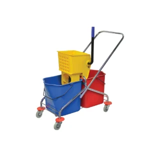 Arrow-Chem Double plastic bucket/trolley/wringer