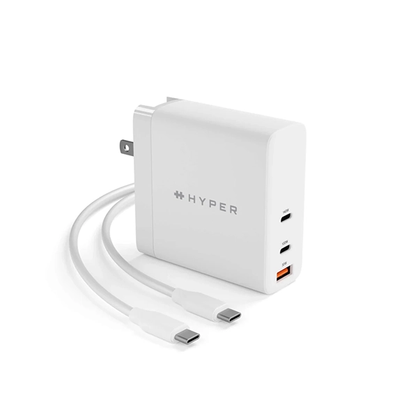 Targus HyperJuice 140 W Gan Charger - Global - Multi-port. Includes 1x USB-C cable - Image 2