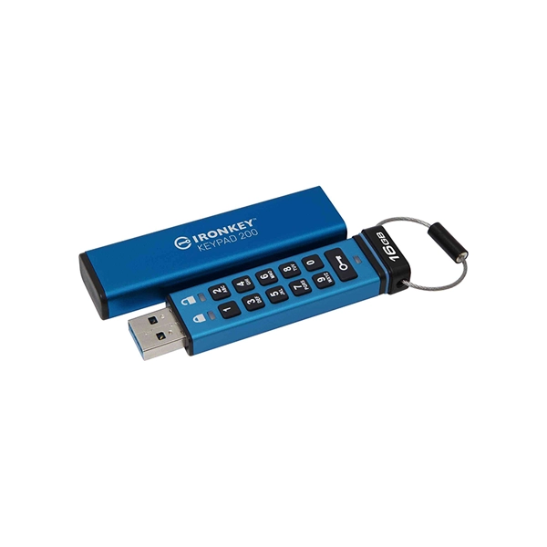 Kingston IronKey Keypad 200 Series USB Flash Drive - Image 2