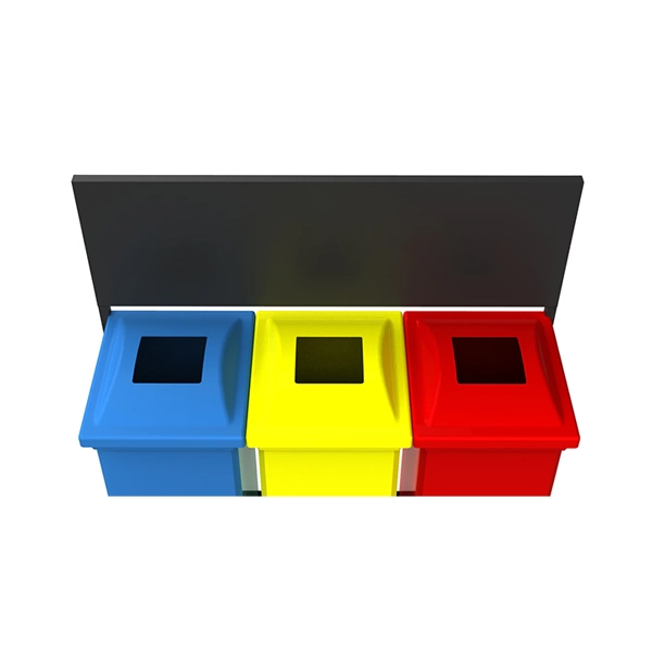Pioneer Plastics 90L Recycle Bin Station with Frame - Image 2