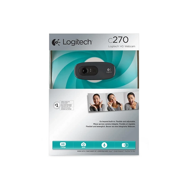 Logitech Webcam C270 - USB - A port - Image 3