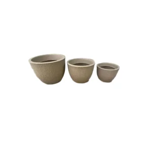 Pioneer Plastics Poly Deco Flowerpot Medium