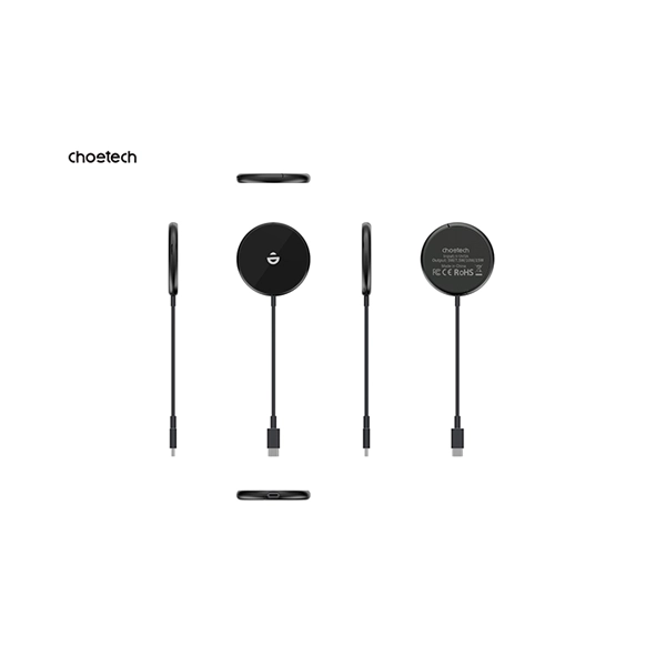 Choetech Fast Wireless Charger with Stand T697-F 15W - Image 2