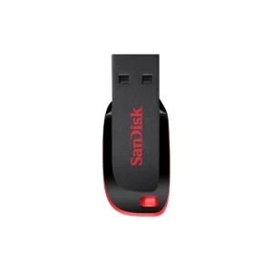 SanDisk Cruzer Blade USB 2.0 Type-A Black and Red USB Flash Drive